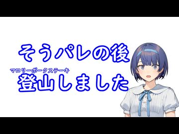 そうパレの後登山しました