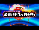 ◆エイプリルフールかと思ったら…『消費税ゼロ反対66%』