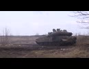Firing exercises of the rare former Slovenian tank M-55S in service with the 159th Mechanized Brigad