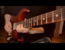 シティポップ風トラックに合わせてギターソロを弾く