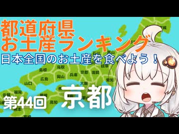 都道府県お土産ランキング＆お土産を食べよう！第44回 京都