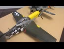 フォッケウルフ　Fw190 D 1/48  TAMIYA & P-51 D ムスタング　1/48 TAMIYA