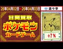 ポケカ 買取相場〈ver.遊々亭〉《120枚/1日》｜4月3日 ＜20円以上騰落＞ #ポケモンカード #ピカチュウ #リザードン #yuyu-tei #ニンジャスピナー