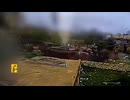 DRONE POV: Hezbollah strikes Merkava-styled IDF APC