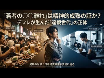 「若者の〇〇離れ」は精神的成熟の証か？デフレが生んだ「達観世代」の正体