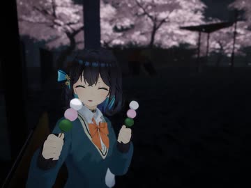 お花見する宮舞
