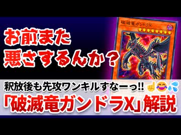 【遊戯王解説】破滅竜ガンドラX