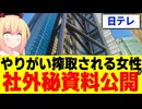 日テレの社外秘資料が業者の女性によって流出!?www