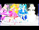 MMD、アイドルプリキュア、計5人、で、愛言葉V