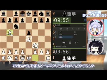 角と円のチェス実況(仮)＃２「Ruy Lopez」