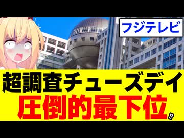 フジテレビ「超調査チューズデイ」圧倒的最下位!?つまらない理由を言語化しますwww【超調査チューズデイ】