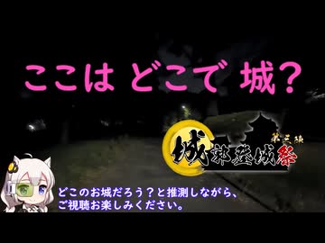 【城郭登城祭 第三陣】ここはどこで城？（夜の○○城）