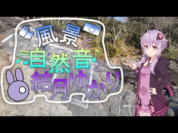 南三陸町の化石発掘体験と波の音と結月ゆかり