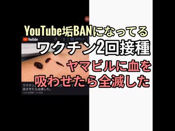 ワクチン2回接種者がヤマビルに吸血させたら蛭が全滅した