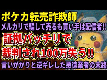 【ポケカ詐欺】メルカリshopsで偽物カードを売り逆ギレまでした出品者、訴訟を起こされ100万余り支払いへｗｗｗ