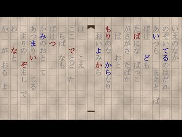 【二次創作MV】ことばのおばけがまどからみている(Anagram)