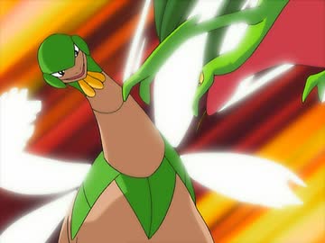 ポケットモンスター アドバンスジェネレーション　第161話　ジュプトルVSトロピウス！草原の決闘！！