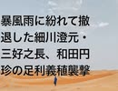 暴風雨に紛れて撤退した細川澄元・三好之長、和田円珍の足利義稙襲撃