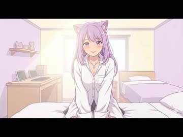朝、パパのシャツを着て起きるシス