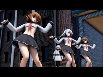 【MMD R-18】響，雷，電，フリーレン で『ライアーダンス』