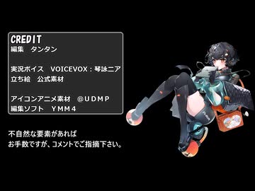 【備忘録】YMM4で作った練習動画