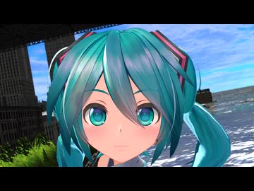 【MMD】初音ミクがホバーボードで世界旅行