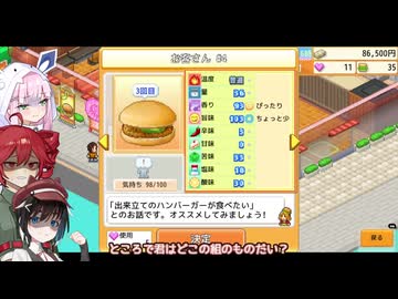 【重音テトとムギの重ねすぎプレイ+りう】重音バーガーと猫　9段目【創作ハンバーガー堂】