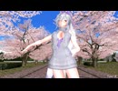 【MMD】「紳士向け」 隠す気が無い衣装で最低限隠して花見　が2回アウトになったのでバニースーツ着せてみた　千本桜