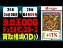 遊戯王 買取相場《181枚/1日》｜4月9日 ＜100円以上変動＞ #遊戯王OCG #limitovercollection