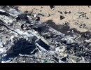 Aerial footage of a U.S. C-130 aircraft, which took part in the mission to rescue the second F-15