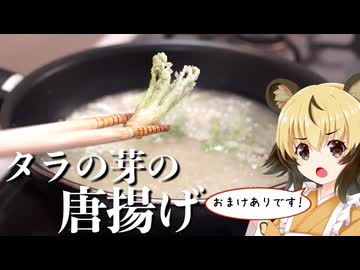 おつかれごはん#234「2種の鶏唐揚げとタラの芽の唐揚げ」