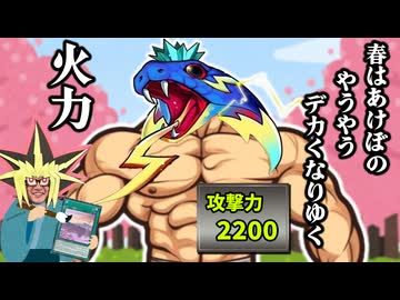 春の力で覚醒した春エレキデッキでワンキルを決める決闘者