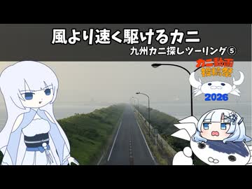 風より速く駆けるカニ【九州カニ探しツーリング第5回】