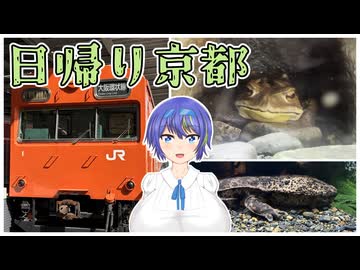 【日帰り旅】京都鉄道博物館と京都水族館へ行く日帰り旅【CeVIO】