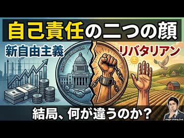 自己責任の二つの顔。「新自由主義」と「リバタリアン」結局、何が違うのか？