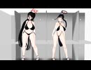 【ブルアカMMD】ビキニリオハスミでFollow the Leader【R-18】