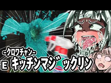 怪物VS実際の花王の掃除用品を装備した女騎士　【しずかなおそうじ】１