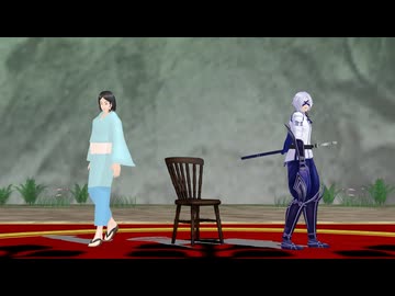【俳優風MMD】【MMD戦国BASARA】二人の半兵衛で浴槽とネオンテトラ【MMDモデル配布あり】【VRoid_MMD】