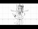 数式で描く 「想わせ♡らぶりー 」【関数アート】