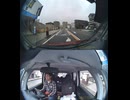 E85小田原厚木道路の横断歩道と道路衝突事故クラッシュ玉突き事故大破で潰された事故警察逮捕追突事故接触事故危険運転飲酒運転アルコール酒飲み運転居眠り運転死傷重傷暴走死亡事故