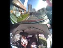 E41能越自動車道で自動車トラックと原付バイク原チャリ原付スクーターの接触事故・原付バイク迷い込み原付接触事故転倒事故・原付バイク原付スクーター転倒接触死亡事故高速道路誤進入で轢かれる交通事故