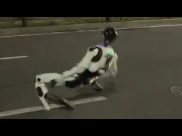 ホモと見るマラソン中にぶっ壊れるロボット