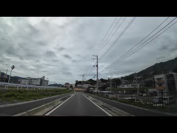 岩手　大船渡、陸前高田、宮城　気仙沼　三陸ドライブ　8　キャッセン大船渡付近から45号線　2025　0712