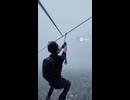 ジップライン出社山