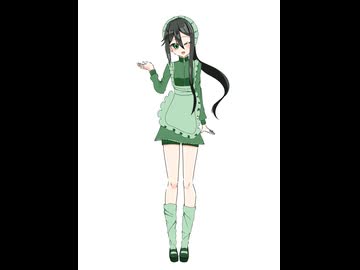 【描いてみた】ジャージメイドのオリキャラちゃん描いてみた