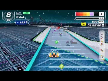 ミュートシティⅢでベストラップタイムを出せました【F-ZERO99】