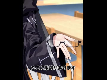 ここに眼鏡があります