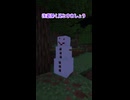 恐怖の雪だるまから逃げられますか【マイクラ都市伝説】