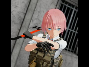 【MMDアクション】バイオ９のレオンの斧捌きに影響された武装JKのアクション