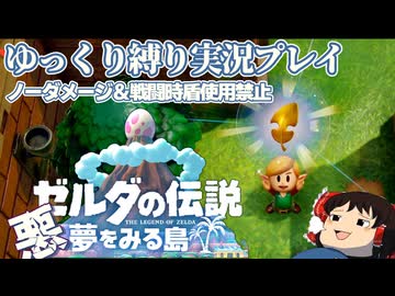 『縛りプレイ#5』ノーダメージでカナレットの城に潜入するノーガードリンク【ゼルダの伝説夢をみる島/ゆっくり実況】